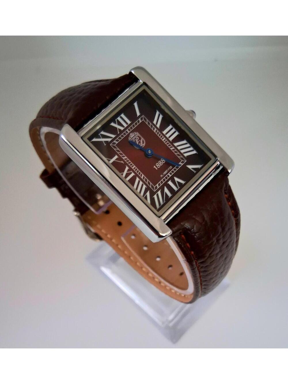 NEW Pierre Lucerne Root Beer 1888 Swiss Inspired Men's Watch